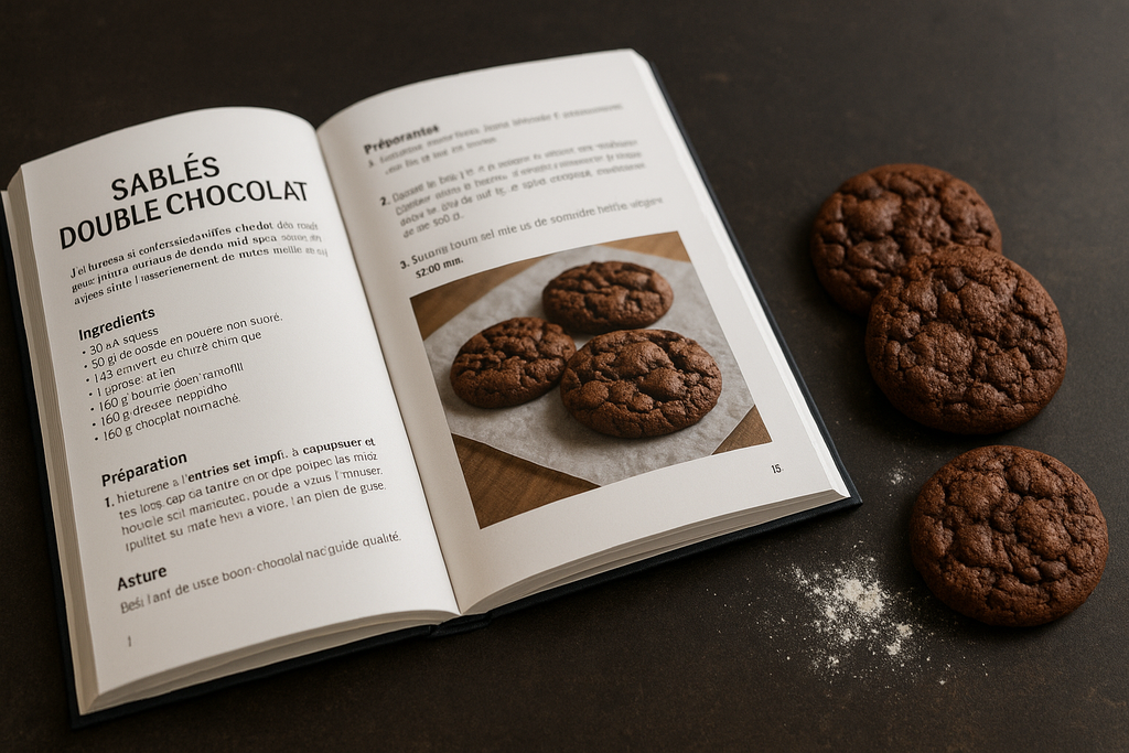 Livre de 50 recettes de sablés pour la famille