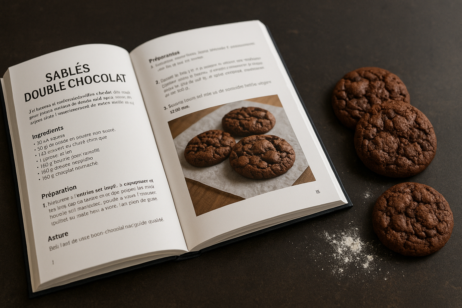 Livre de 50 recettes de sablés pour la famille